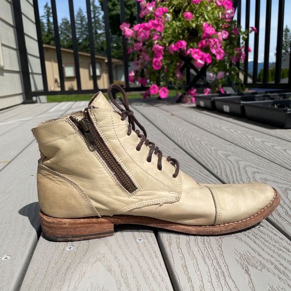 BED STU BONNIE BOOTS COBBLER SERIES WOMEN'S SIZE 9.5 SHORT COMBAT - Picture 2 of 10